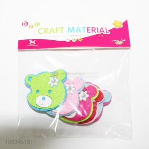 Cartoon Design 5 Pieces Non-Woven Decoration Crafts