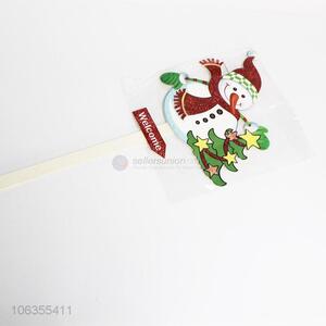 Contracted Design Christmas Snowman Shape Sticks Christmas Decorations