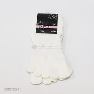 Wholesale novelty women winter five toes socks