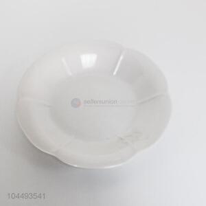 Hot Sale White Melamineware Plate for Home Use