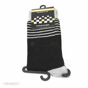 Fashion Black Adult Sock Cheap Men Sock