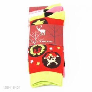 Top selling delicate women cartoon bunny jacquard winter socks