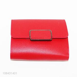 Good price women pu leather wallet small purse