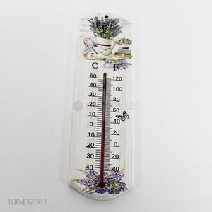 Hot Sale Wholesale Indoor Decorative MDF Wall Thermometer