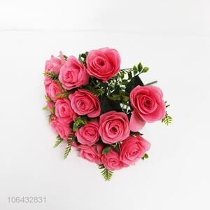 Hot product home decor rose artificial flowers