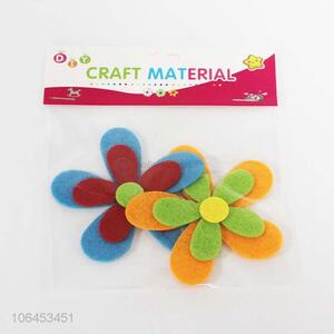 High Quality Fashion Flowers Shaped Felt Sticker