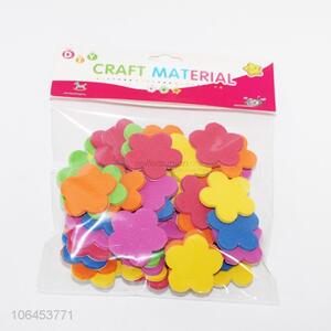 Best selling flower shaped EVA sticker for kids