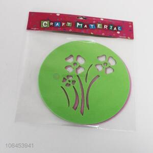 OEM factory round hollow EVA sticker for kids