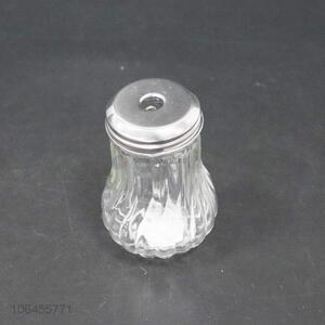 Good Factory Price Glass Condiment Bottle with Metal Lid