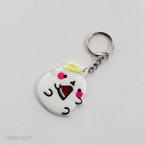 Customized personalized silicone keychain cartoon bag pendant