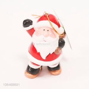 Cartoon Santa Claus Shape Porcelain Crafts For Christmas