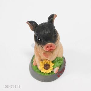 OEM home ornaments pig shape resin money box polyresin crafts