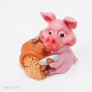 Funny piggy money bank coin saving box resin craftwork