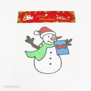 Wholesale Snowman Pattern Window Sticker Christmas Decoration