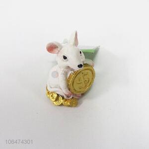 Best selling home decoration mouse shaped resin ornaments