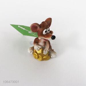 Superior quality mouse ornament resin craft for souvenir and decoration