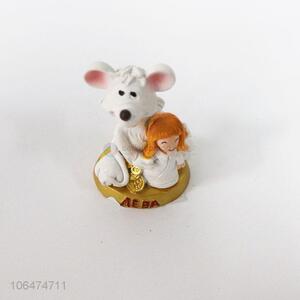 Unique design rat statue resin crafts resin home decoration