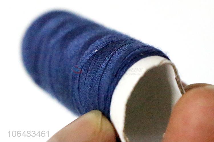 Good quality household multicolor 100% polyester sewing thread