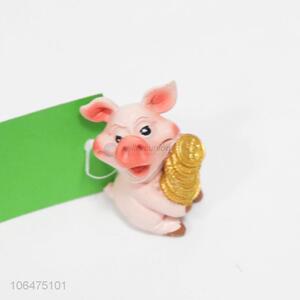 Best Quality Cute Pig Shape Resin Decorative Ornament