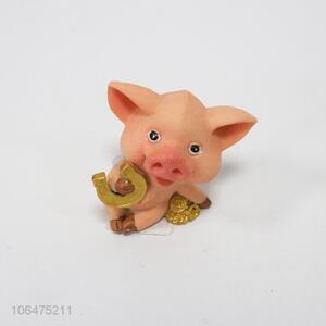 Wholesale Lovely Pig Resin Ornament Fashion Crafts