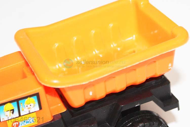 Factory sell lovely plastic engineering vehicle cartoon toy car