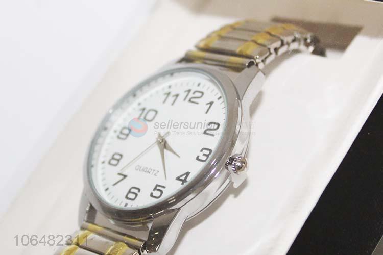 High grade men gold silver 40mm metal wrist watch men accessories