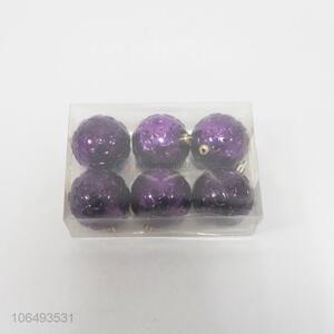 Recent design Christmas decorations 6pcs Christmas balls