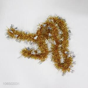 Hot Selling Decorative PET Christmas Tinsel Festival Decoration