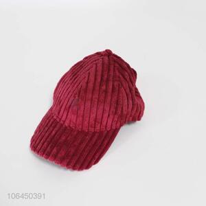 Newest low price women corduroy baseball caps