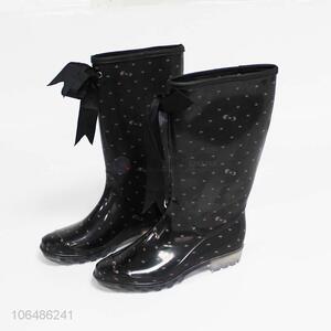 Cheap Plastic Waterproof High-barrelled Rainshoes