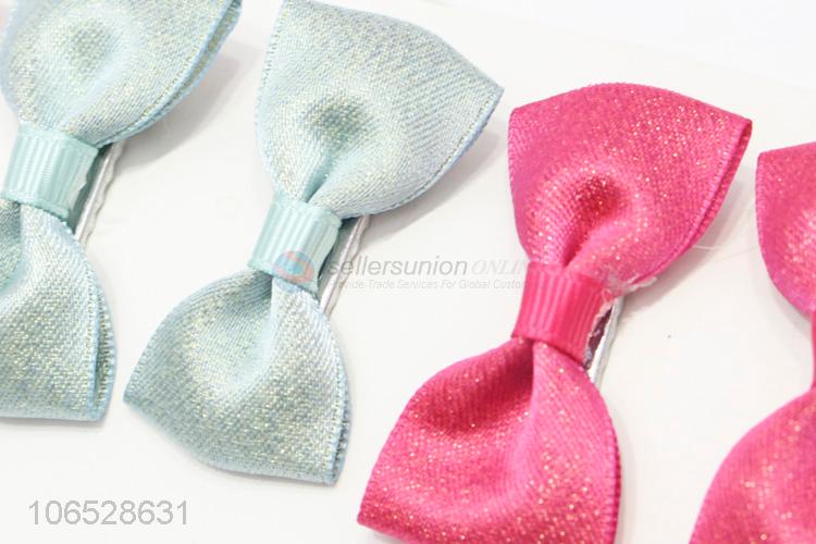 Hot Sale Hair Accessories Kids Bow Hairpins Set For Hair