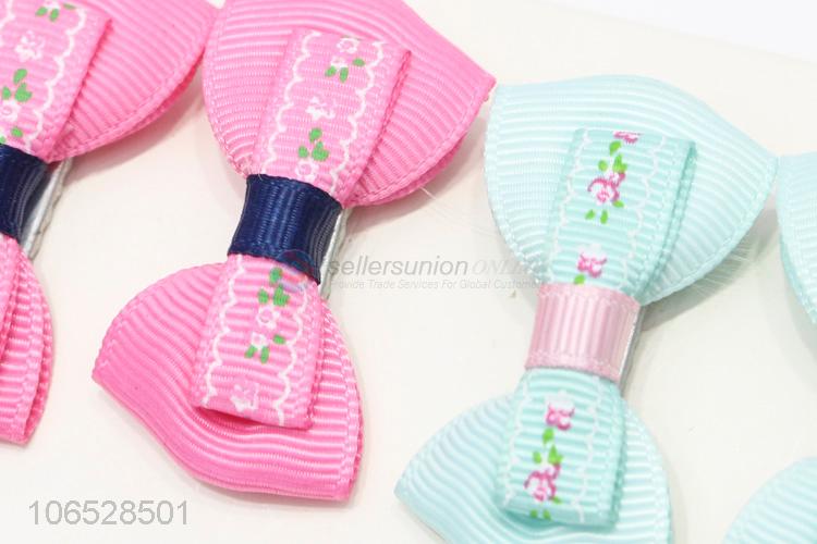 Unique Design Kids Hairpin With Cute Bow Hairpin Set