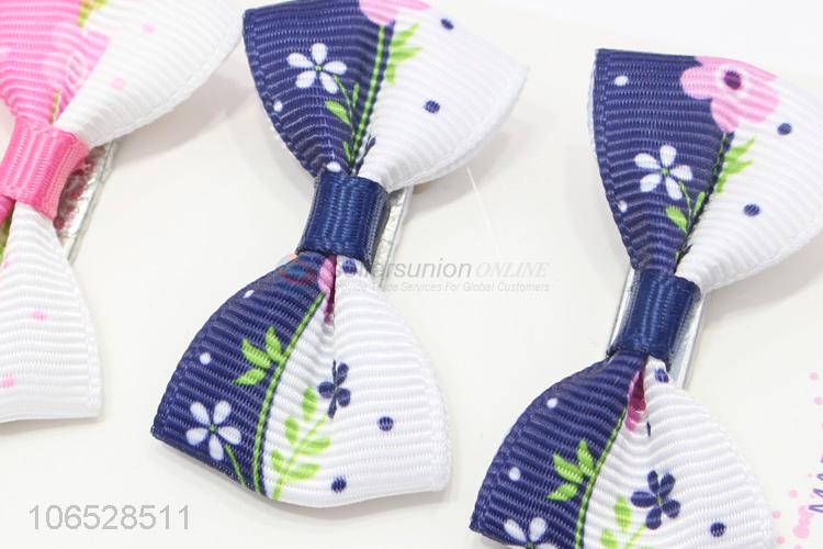 Hot Sale Hair Clip Child'S Bow Clip Hair Bowknot Hairpin Set