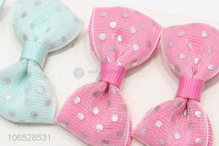 Good Quality Kid Girls Bow Hairpin Fancy Sweet Hairpin Set