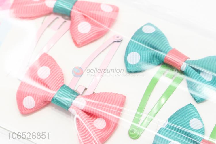 High Sales Hair Accessories Hair Clip Cute Bow Hairpin For Kids