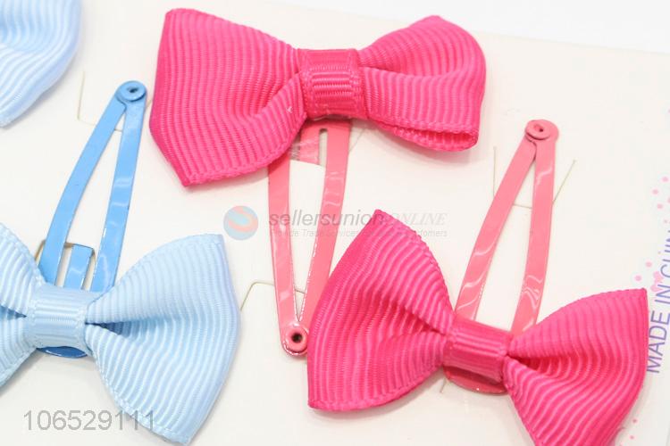 High Quality Boutique Bow Hair Clip Hairpins Set For Kids Girl