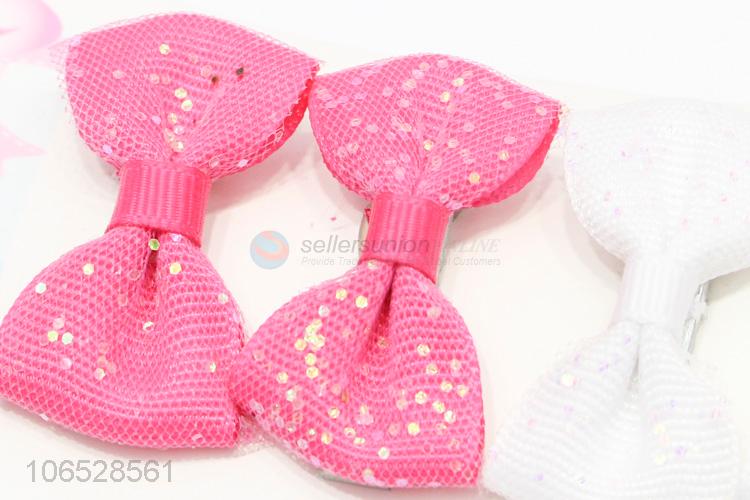 Hot Sale Popular Kids Girls Bow Hairpins Set Hair Accessories