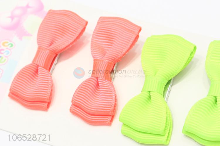 Hot Selling Girls Hair Accesory Kids Bow Hair Clip Set