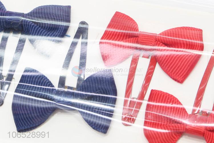 Hot Sale Hair Clip Child'S Bow Hair Clip Bowknot Hairpin Set