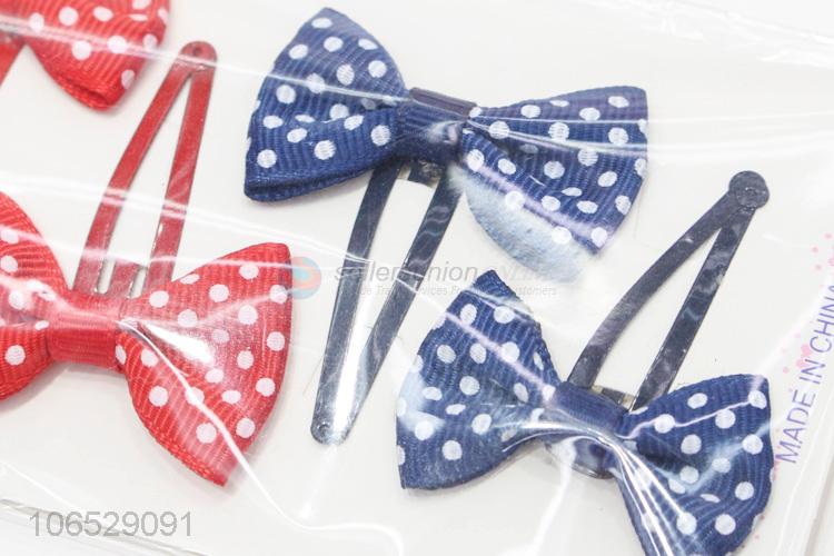 Wholesale Modern Hair Clips Handmade Bow Hairpin Set For Girls