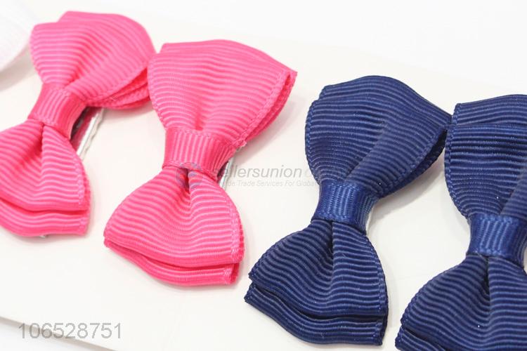 New Design Kids Bow Hair Clip Children Gift Hairpin Set