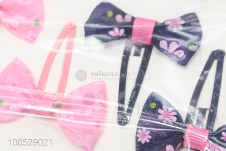 Hot Sale Popular Kids Girls Bow Hairpins Hair Accessories Set