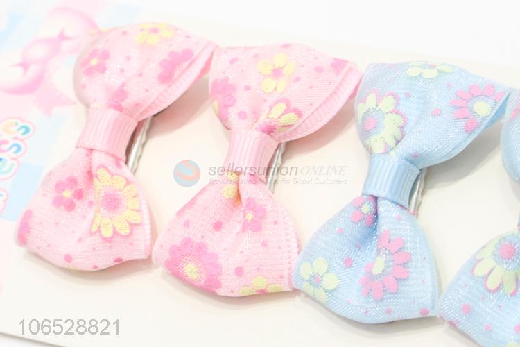 Cheap Price Hair Accessories Supplies Bow Hairpin Set For Girls