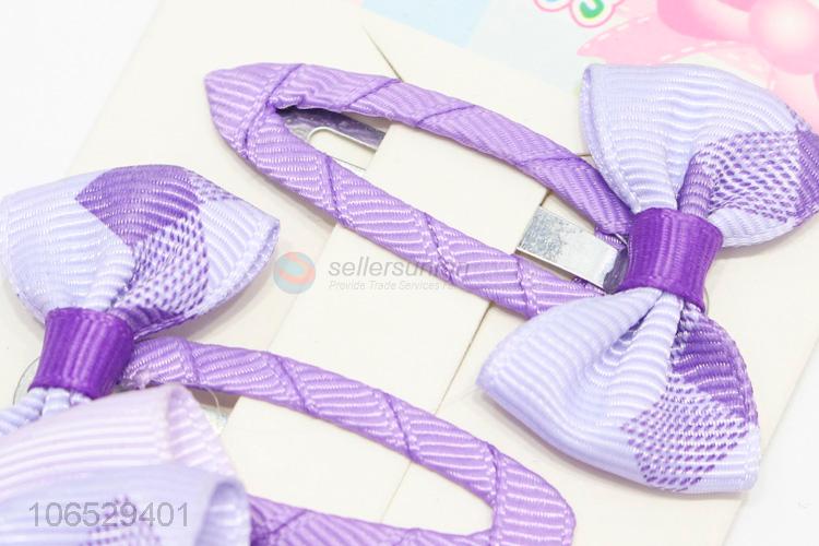 Best Price Children Hair Clip Bowkot Accessories Hairpins Set