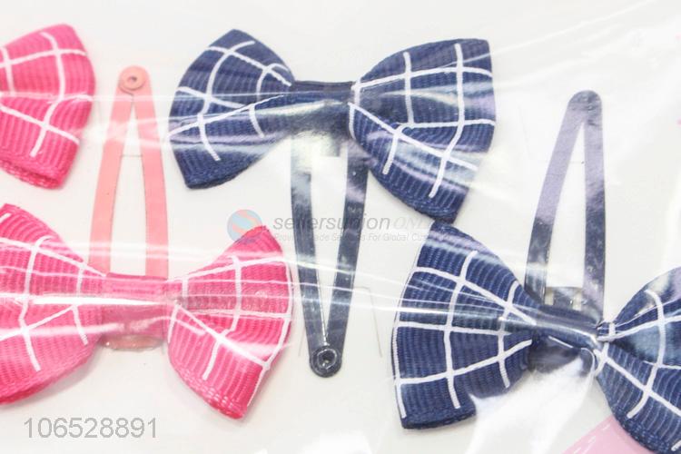 Unique Design Children Toddler Bow Hair Clip Bow Accessories Hairpin Set