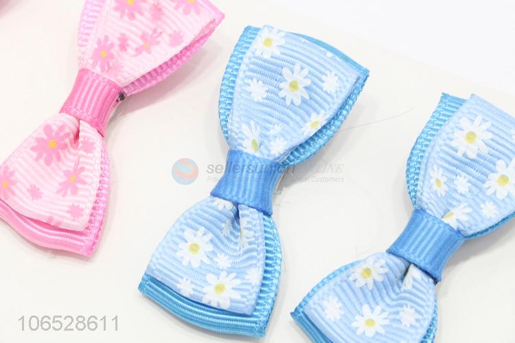 High Quality Cute Hair Accessories Hair Bow Clip Set For Girls