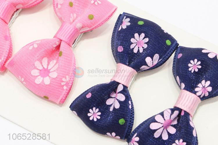 Fashion Design Bowknot Hairpin Best Hair Clip Set