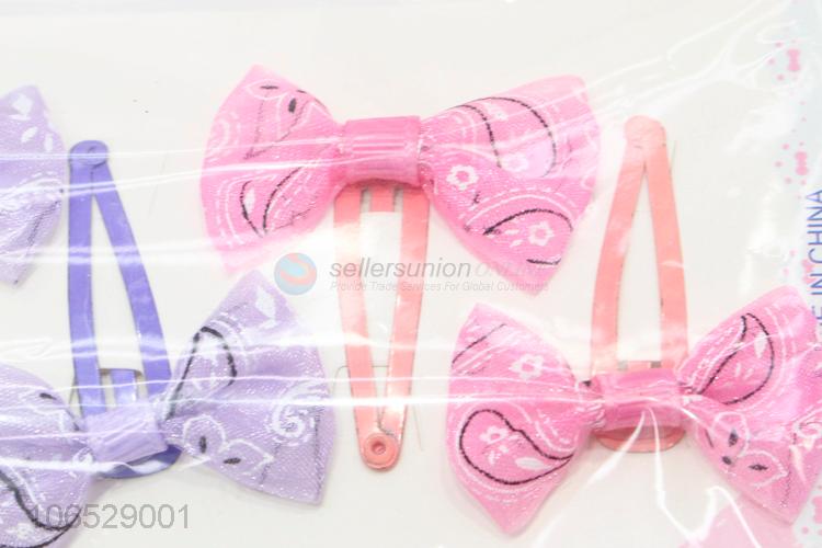 Factory Wholesale Cute Bow Kids Hairpins Hair Accessories Set