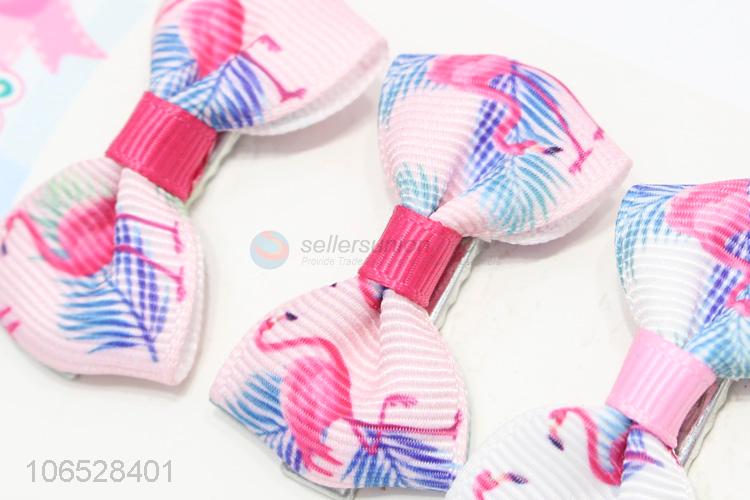 Wholesale Lovely Colorful Bowkot Hair Accessories Girls Headwear Hairpin Set