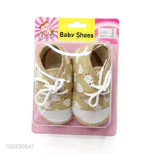 Good Sale Check Pattern Cute Baby Shoes Thin Shoe